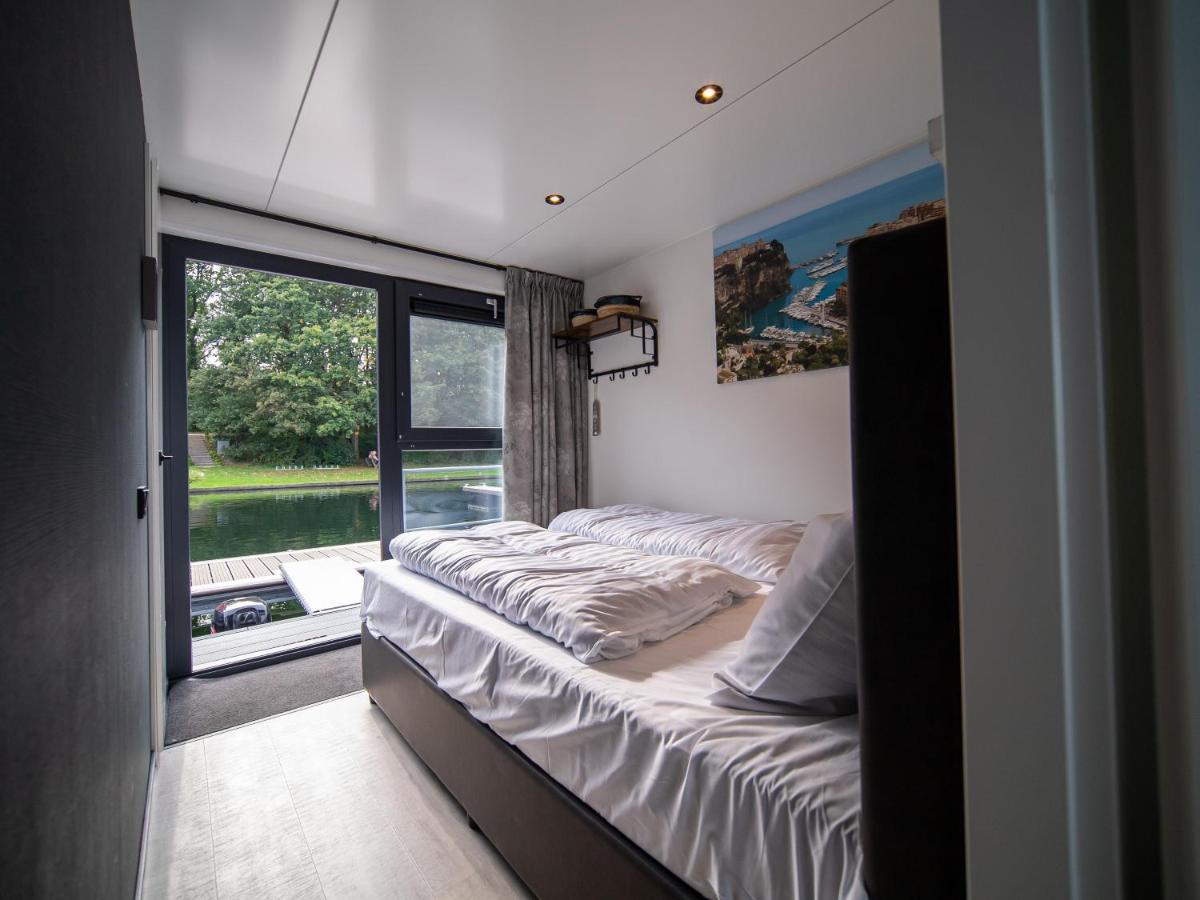 Houseboats Mookerplas Met Dakterras Middelaar Esterno foto