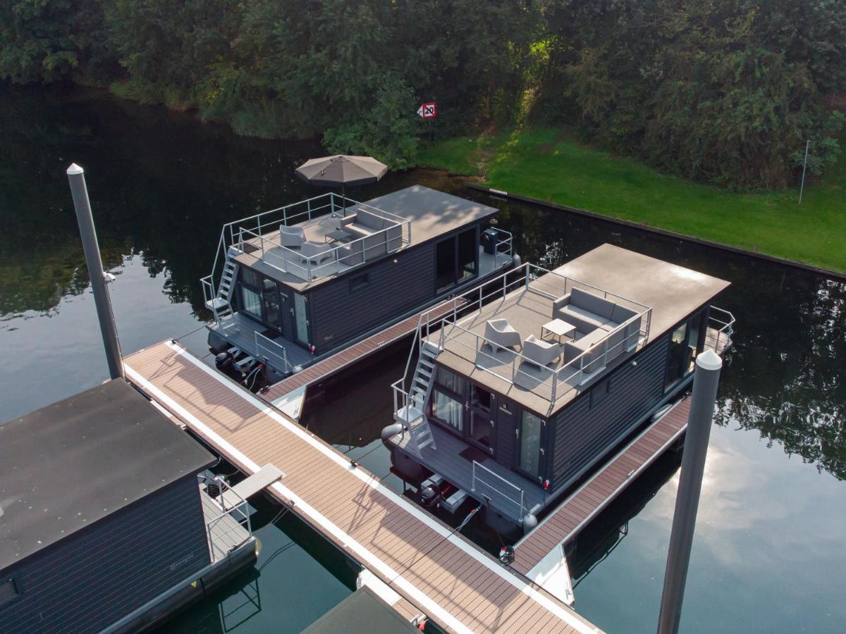 Houseboats Mookerplas Met Dakterras Middelaar Esterno foto