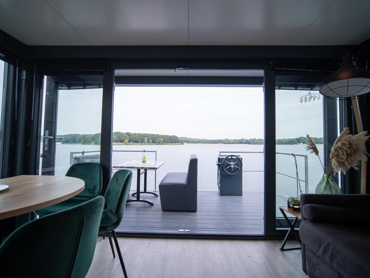 Houseboats Mookerplas Met Dakterras Middelaar Esterno foto